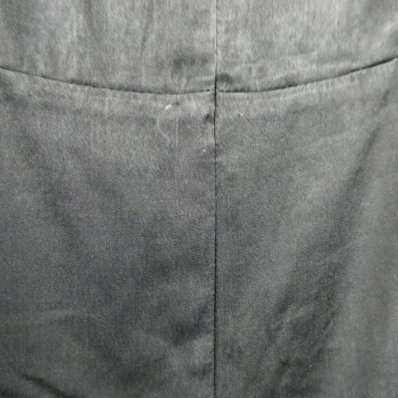 Missguided Black Plunge V Neck 3/4 Sleeve Satin Romper Lined Size 4 Party Zip - Picture 11 of 11